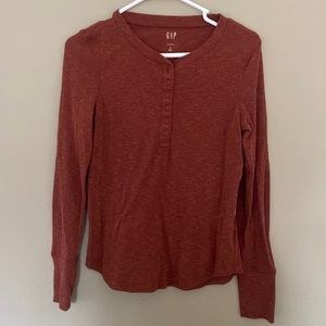 Gap Rib Henley Long sleeve